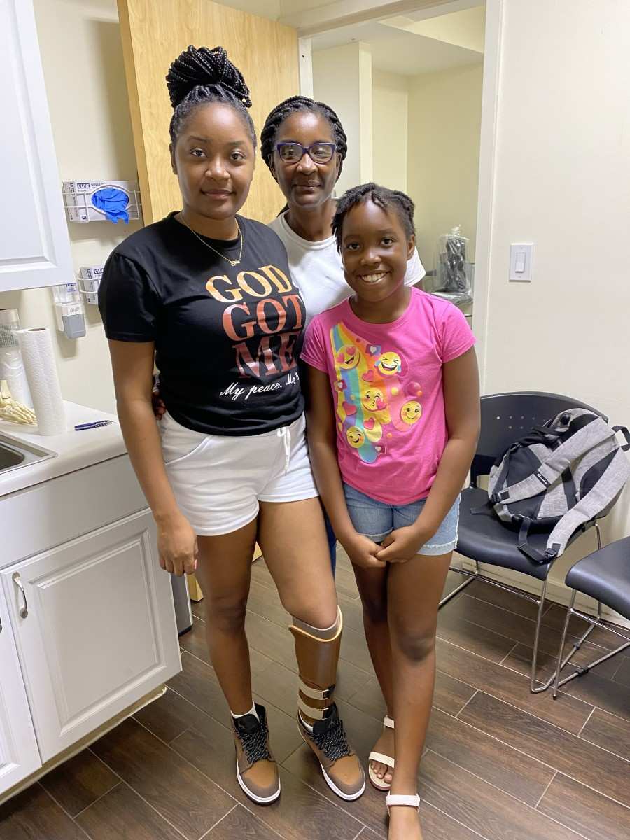 Francine Receiving Her New Symes Prosthesis at Bio Dynamic Technologies in New York and New Jersey